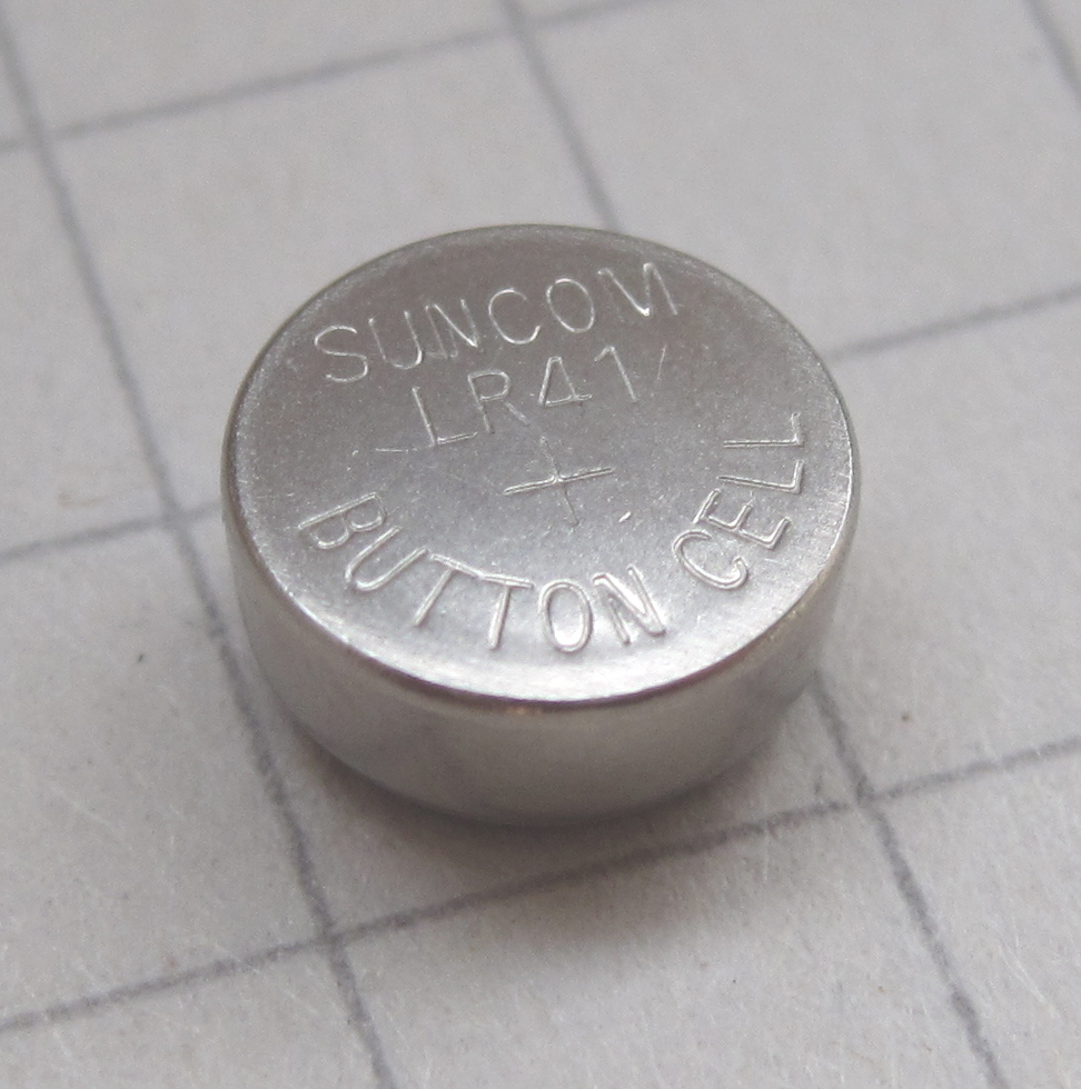 LR41 coin cell